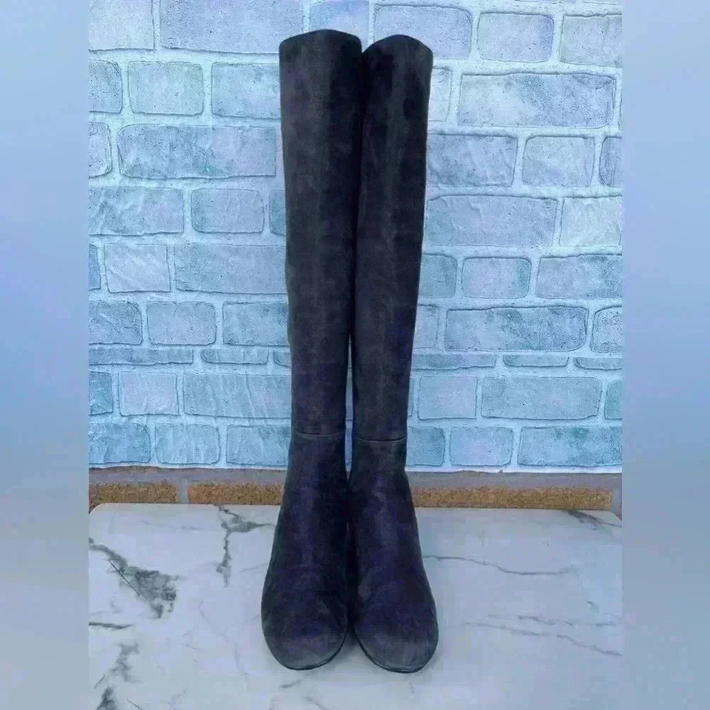 STUART WEITZMAN LANDER OTK WEDGE BOOTS 8.5 M